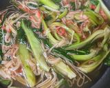 チンゲン菜とかに棒のあんかけ作り方3写真