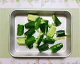 今夜の夕飯簡単スタミナ豚バラ胡瓜キムチ炒作り方3写真