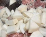 市販ルウで！かぶとほうれん草のシチュー作り方6写真