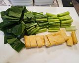 小松菜とあげの煮物作り方2写真