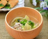 うちの母の味☆キャベツと豚肉のお味噌汁♬作り方27写真