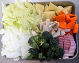 とろとろ白菜とベーコンの豆乳シチュー作り方1写真
