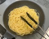 かつおぶしの和風カルボナーラ風作り方3写真
