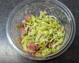 キャベツとウインナーのトロトロ卵焼き作り方4写真