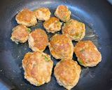 お弁当にも❀しそ入りつくね作り方4写真