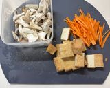 【簡単副菜】絹厚揚げときのこの和風みぞれあん作り方1写真