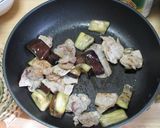なすときゅうりと豚肉の甘酢炒め作り方7写真
