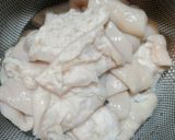 ハチノスの中華和え作り方1写真