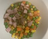 レンジ簡単レモンデミ味オムライス弁当作り方3写真