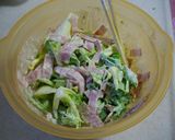 セロリとアスパラのかき揚げ作り方3写真