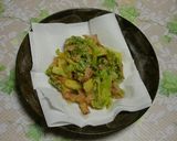 セロリとアスパラのかき揚げ作り方4写真