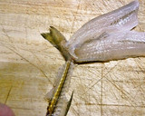シロギスの糸造りの梅昆布和え作り方10写真