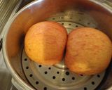 離乳食☆リンゴちゃん作り方1写真