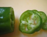 簡単★レンチンでピーマン塩昆布和え　弁当作り方1写真