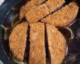 市販のハムカツで作る ハムカツ重（丼）作り方4写真