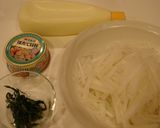 大根とほたてのサラダ作り方1写真