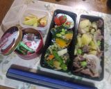 レンジで時短にも！南瓜の煮物or肉じゃが作り方72写真