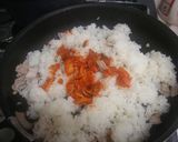 豚キムチ炒飯♪桜えびでうまみＵＰ作り方4写真