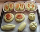 ＨＢで青汁コロッケパン・ハンバーグパン♪作り方21写真