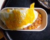 レンジ簡単梅オーロラソースオムライス弁当作り方15写真