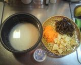 簡単!たけのこご飯☆混ぜて炊くだけ☆作り方1写真