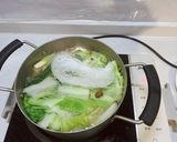 白菜と豆腐の鍋作り方5写真