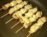 大阪風やで♪とろ～りチーズのお好み焼き鳥作り方7写真
