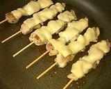 大阪風やで♪とろ～りチーズのお好み焼き鳥作り方7写真