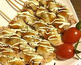 大阪風やで♪とろ～りチーズのお好み焼き鳥作り方9写真