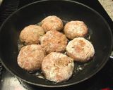 ３：２：１：１照り焼きソース♪ハンバーグ作り方4写真