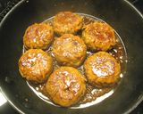 ３：２：１：１照り焼きソース♪ハンバーグ作り方5写真