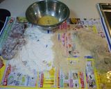 準備が肝心♪綺麗に揚げ物✿勝負のトンカツ作り方5写真
