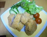 準備が肝心♪綺麗に揚げ物✿勝負のトンカツ作り方8写真