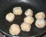 トリ肉団子の甘酢あん作り方1写真