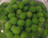 ぷっくりグリーンピースご飯作り方1写真