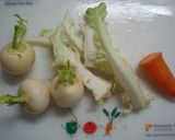 カブとキャベツの漬け物 レモン風味作り方1写真