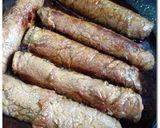 肉巻き♪ 紫蘇ごぼう ♪ チョイ辛作り方10写真