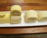 ＊ロールケーキで汽車ぽっぽ＊作り方1写真