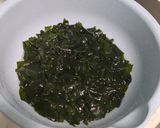 きゅうりとわかめの酢の物　ラカント使用作り方1写真