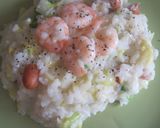生クリーム無しでこってりチーズリゾット☆作り方4写真