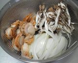 ✿ベビーホタテと舞茸のマヨグラタン✿作り方1写真
