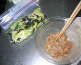ふじっ子納豆サラダ作り方3写真