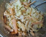 超簡単チジミ!?お好み焼き!?~鶏ハム~作り方3写真