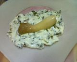 高菜とクリームチーズとハムの春巻き作り方3写真