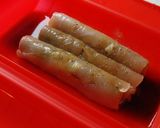ルクエスチームケースで！鶏ごぼう巻き作り方3写真