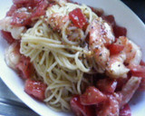 １５分でできる！エビとトマトの冷製パスタ作り方5写真