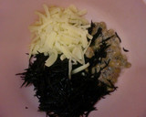 ひじきと納豆とチーズの焼ききんちゃく作り方3写真
