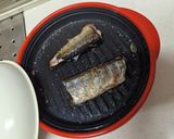 レンジメイトで、新秋刀魚を、焼く作り方2写真