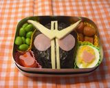 簡単ver仮面ライダーダブルのキャラ弁♪作り方6写真