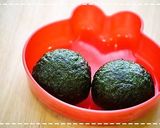 ミッキー＆ミニーちゃんおにぎり＊キャラ弁作り方1写真